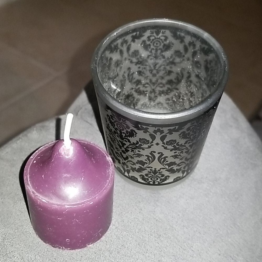 🕯Candle and candle holder - Picture 1 of 2